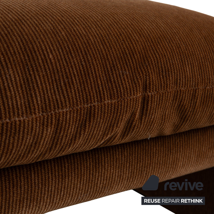 Cassina Stoff Hocker Braun Kastanie