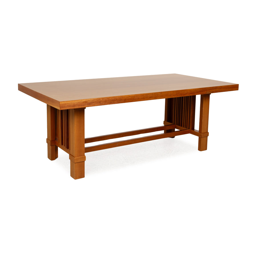 Cassina Taliesin Wooden Dining Table Brown Cherry Wood by Frank Llyod Wright
