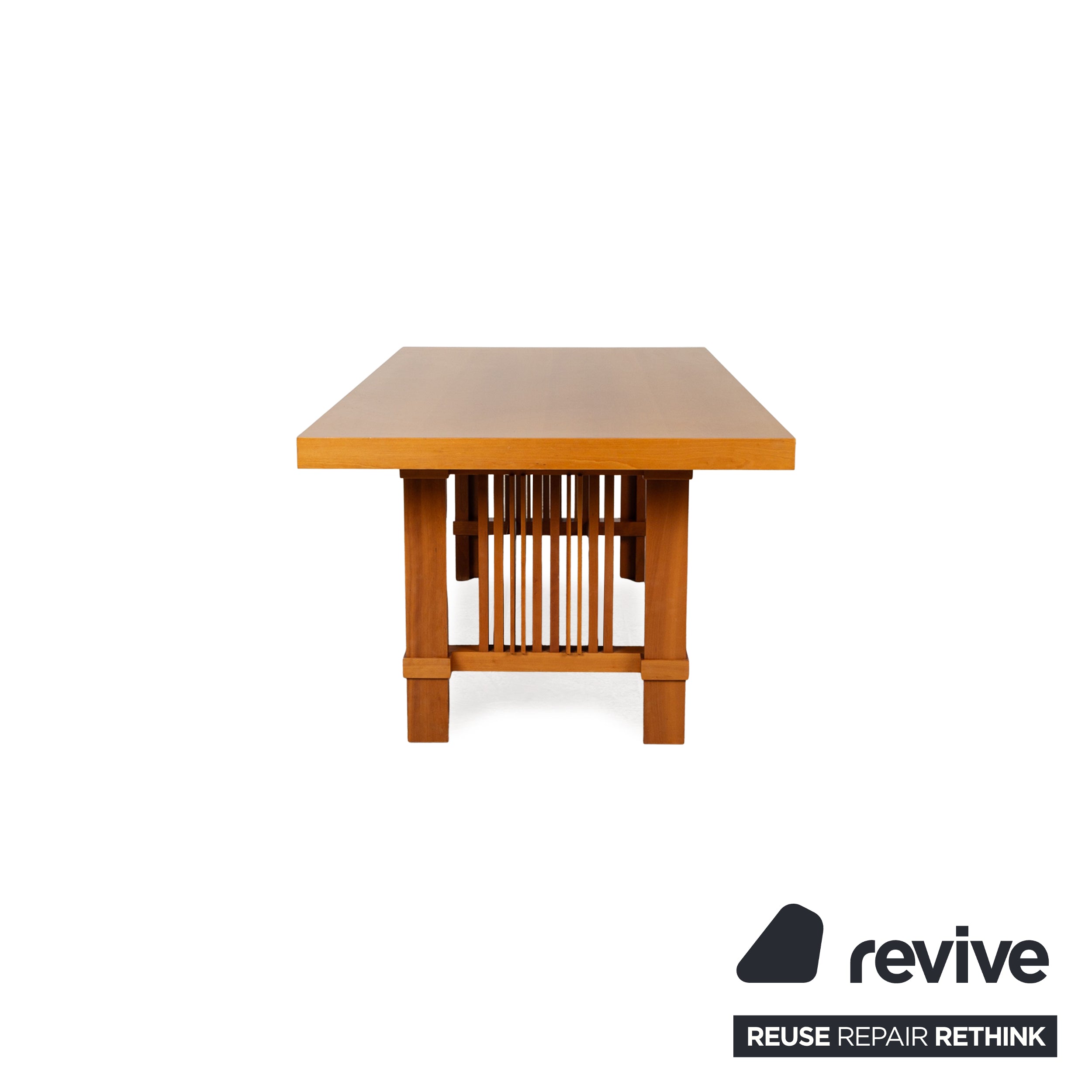 Cassina Taliesin Holz Tisch Garnitur Braun Kirschholz by Frank Llyod Wright 2x Esstisch