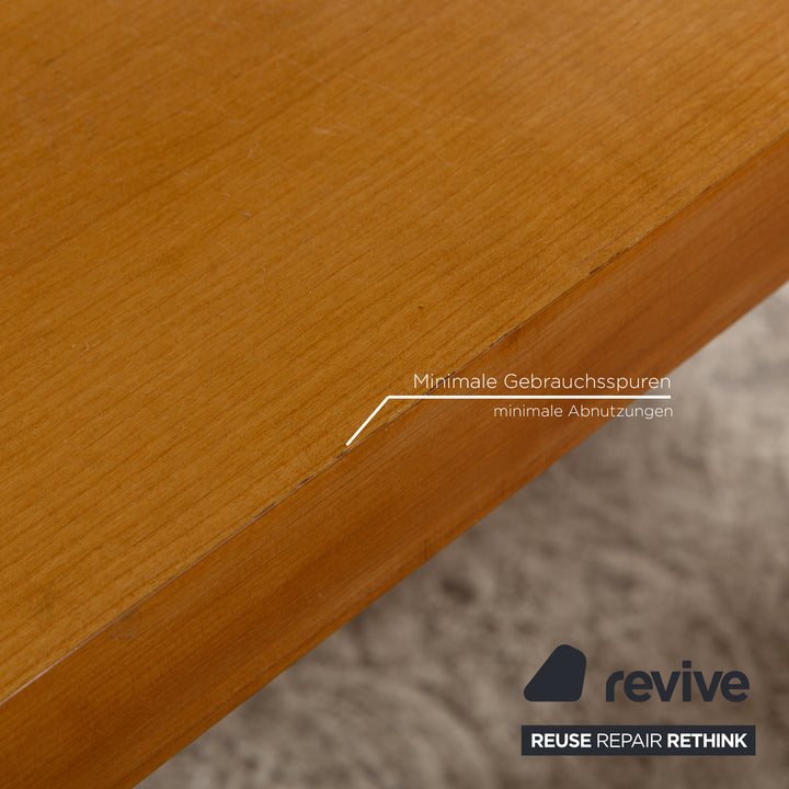 Cassina Taliesin Holz Tisch Garnitur Braun Kirschholz by Frank Llyod Wright 2x Esstisch