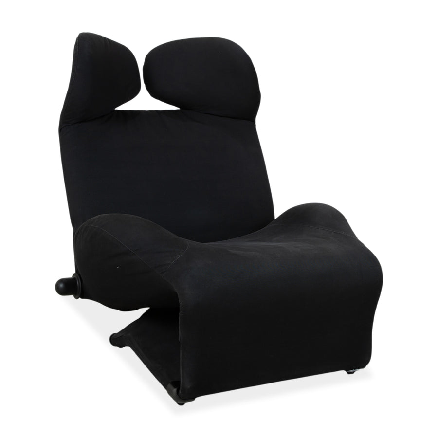 Cassina Wink Sessel Stoff Schwarz Manuelle Funktion