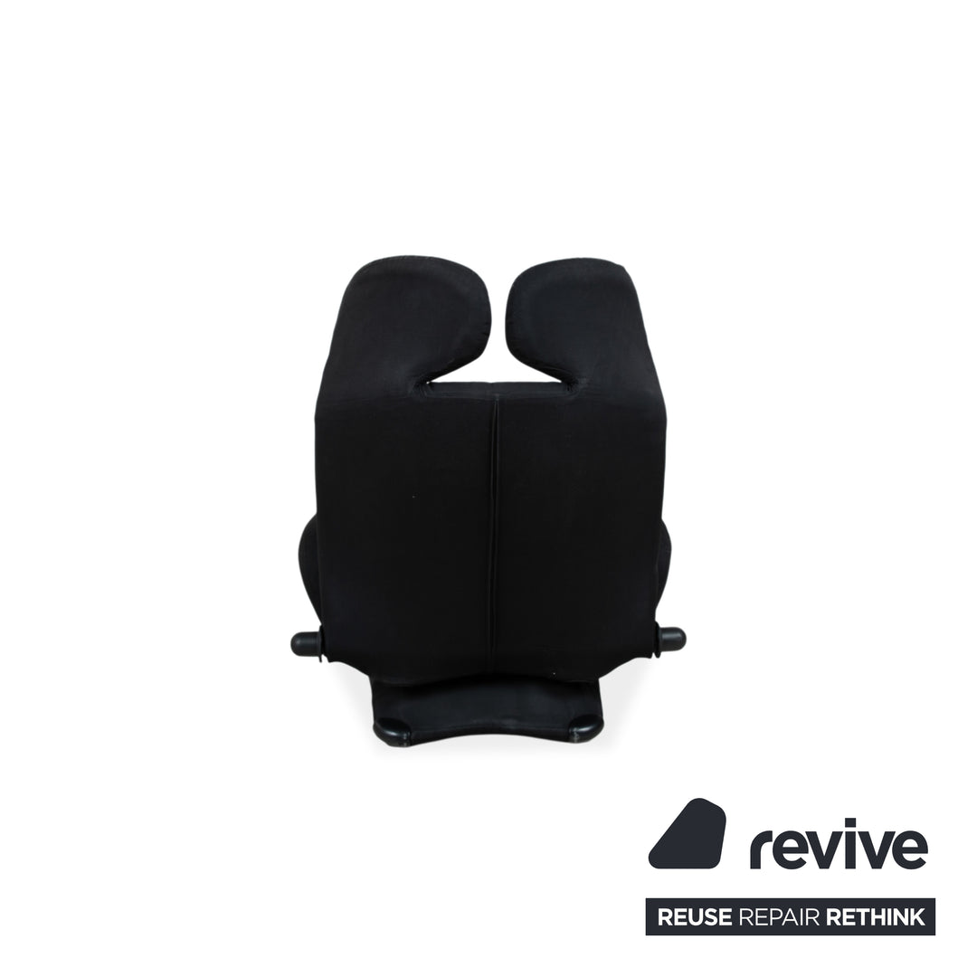 Cassina Wink Sessel Stoff Schwarz Manuelle Funktion