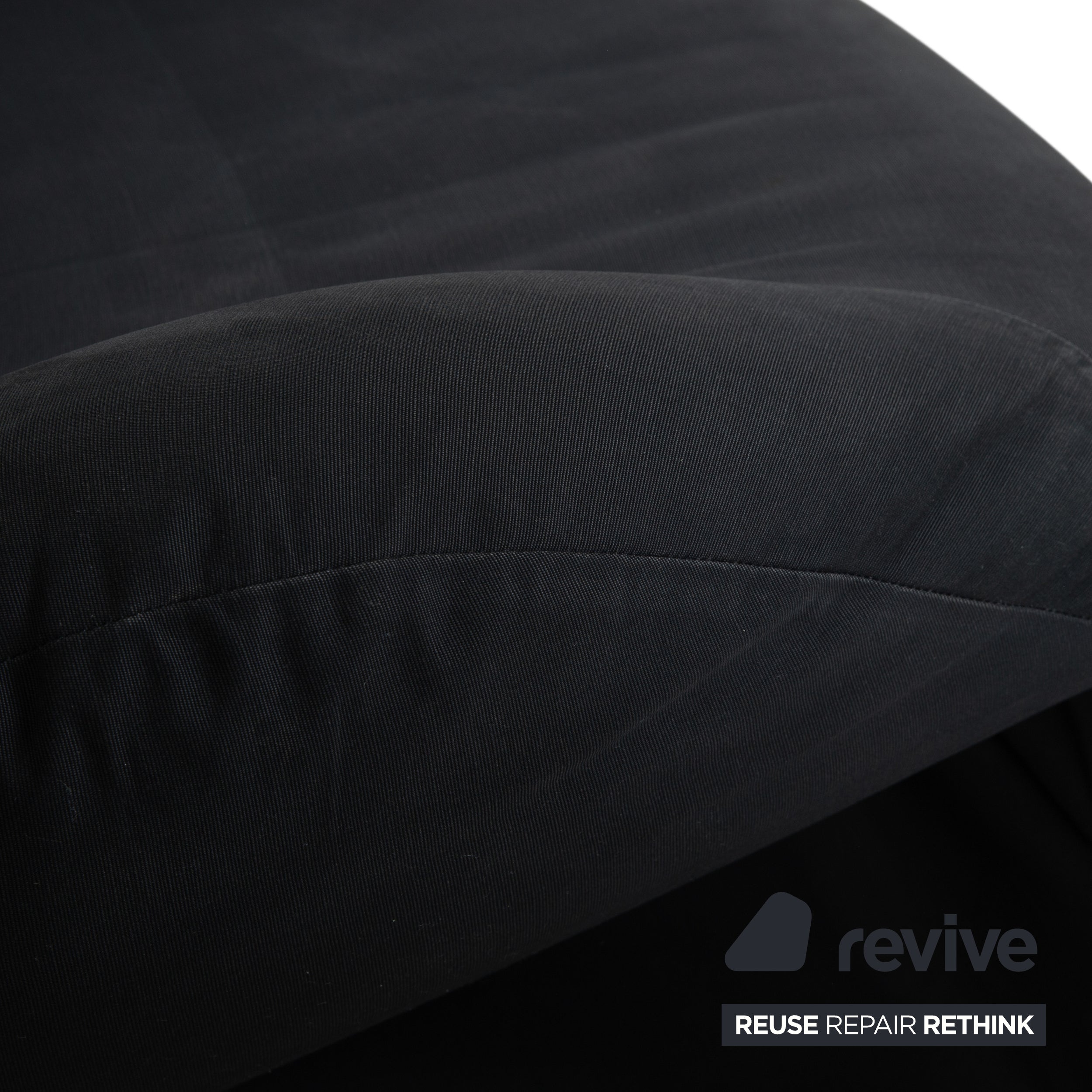 Cassina Wink Sessel Stoff Schwarz Manuelle Funktion