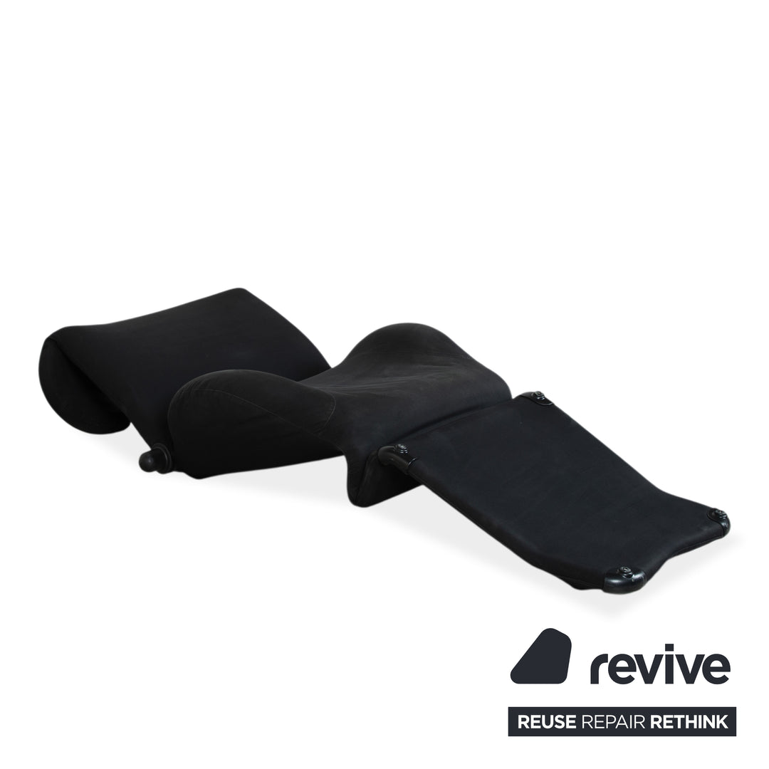 Cassina Wink Sessel Stoff Schwarz Manuelle Funktion