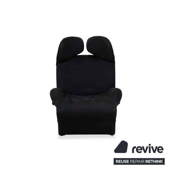 Cassina Wink Sessel Stoff Schwarz Manuelle Funktion