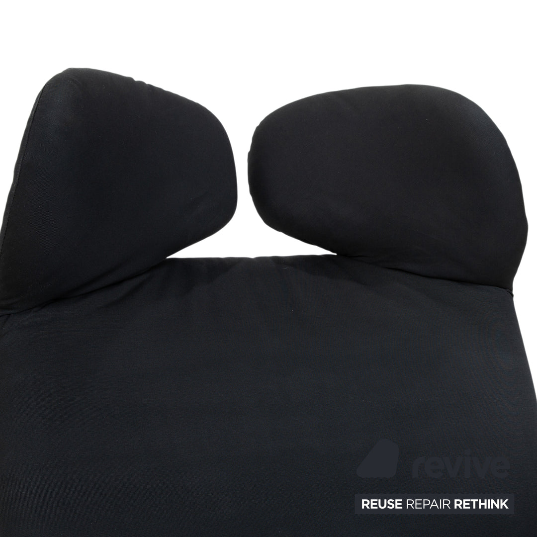 Cassina Wink Sessel Stoff Schwarz Manuelle Funktion