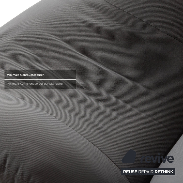 Cassina Wink Stoff Sessel Grau manuelle Funktion