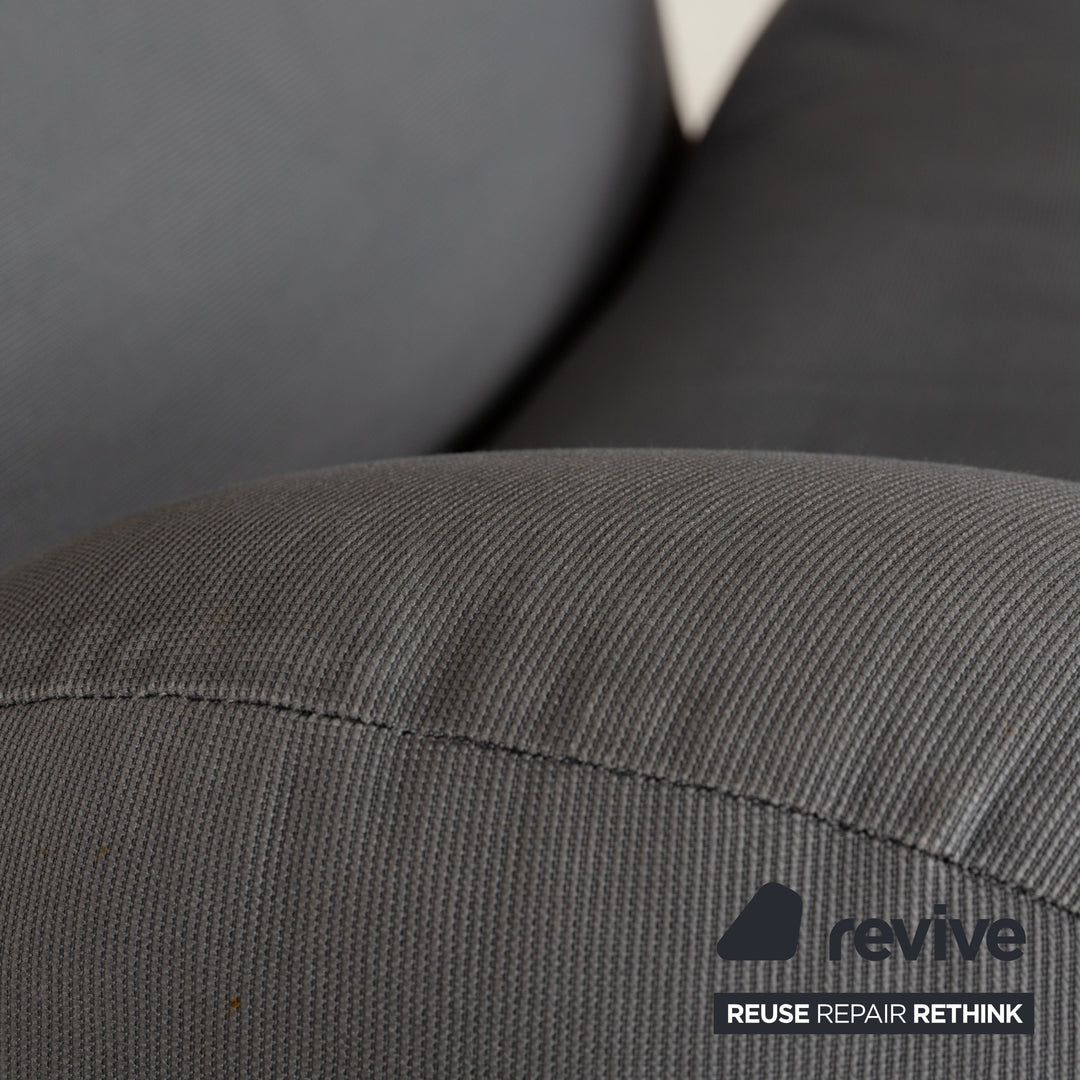 Cassina Wink Stoff Sessel Grau manuelle Funktion
