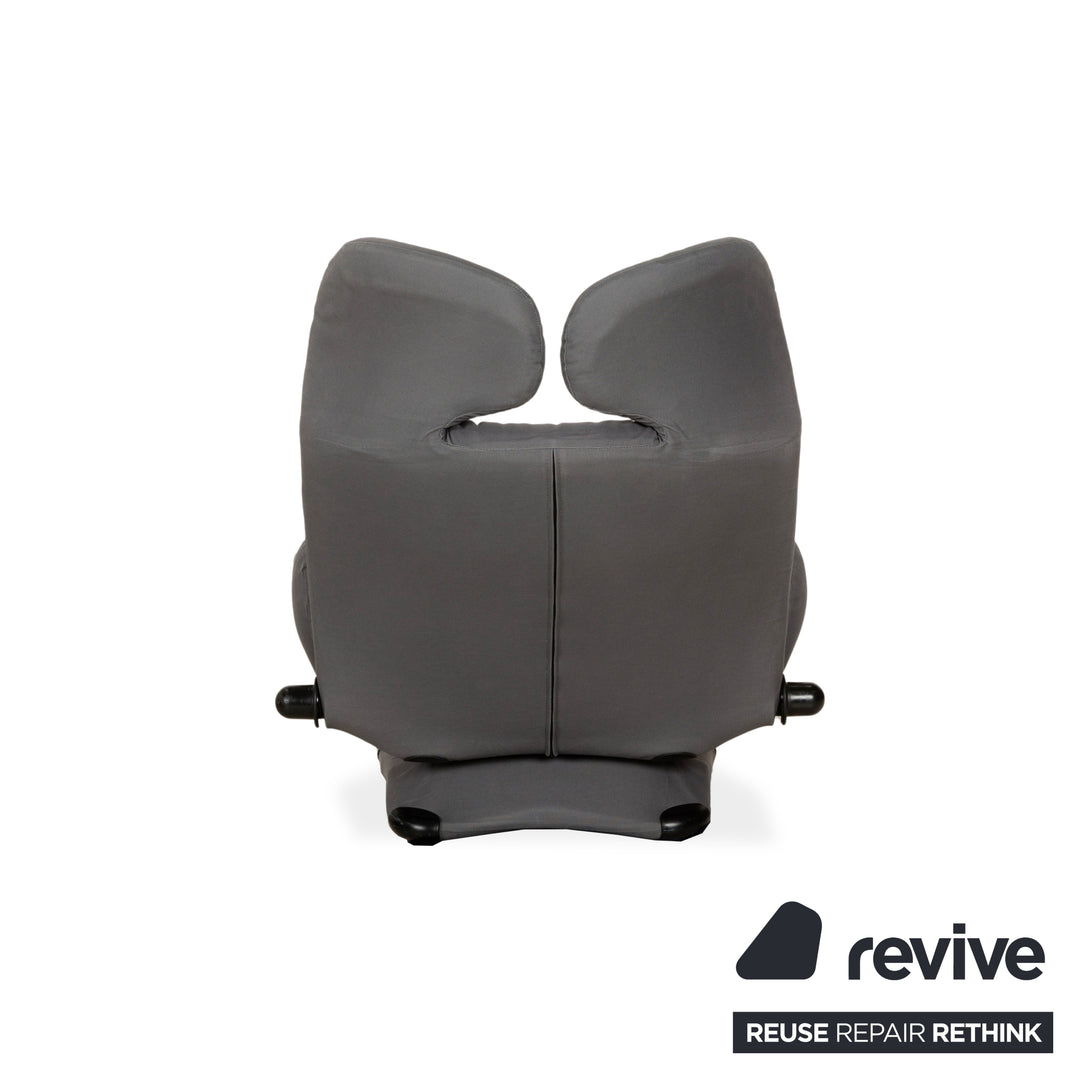 Cassina Wink Stoff Sessel Grau manuelle Funktion