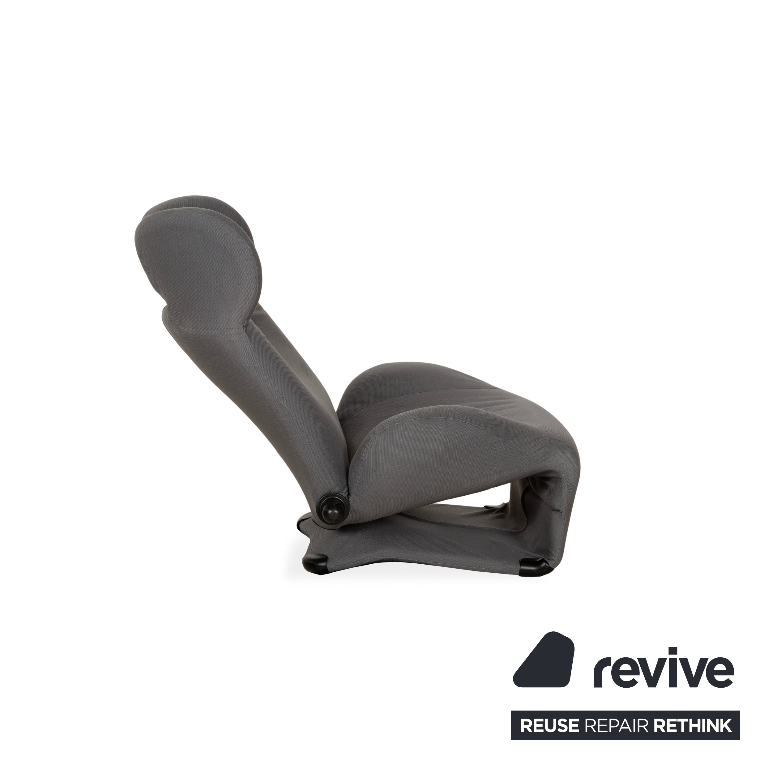 Cassina Wink fabric armchair grey manual function