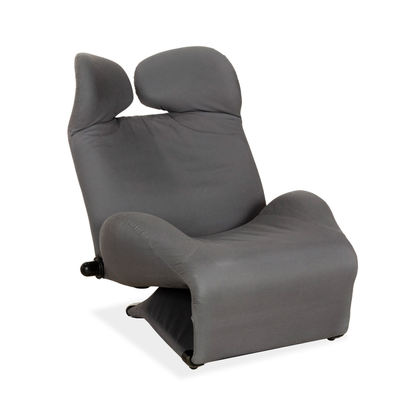 Cassina Wink fabric armchair grey manual function