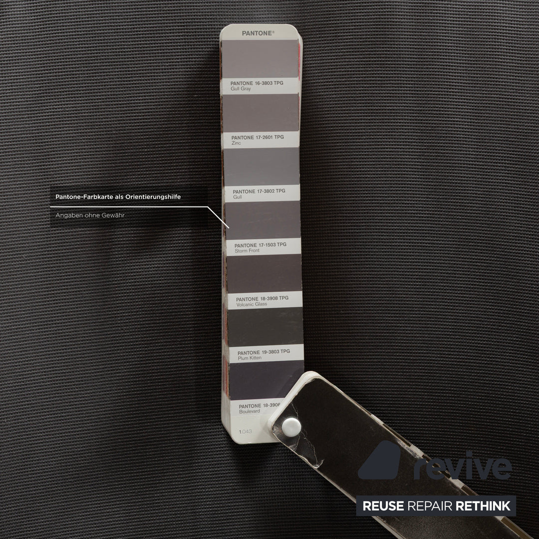 Cassina Wink Stoff Sessel Grau manuelle Funktion