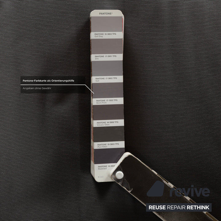 Cassina Wink Stoff Sessel Grau manuelle Funktion