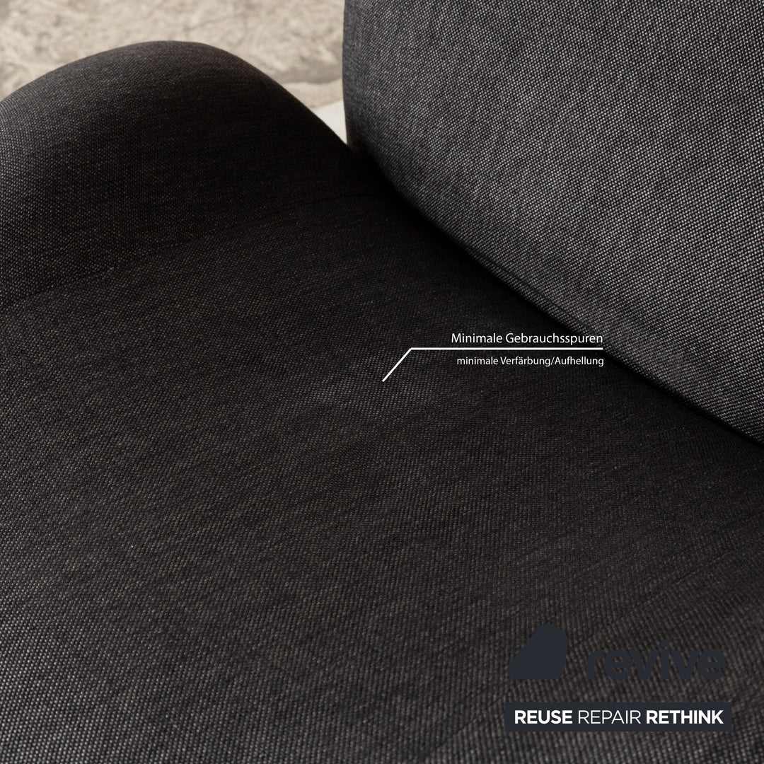 Cassina Wink Stoff Sessel Grau Rot manuelle Funktion