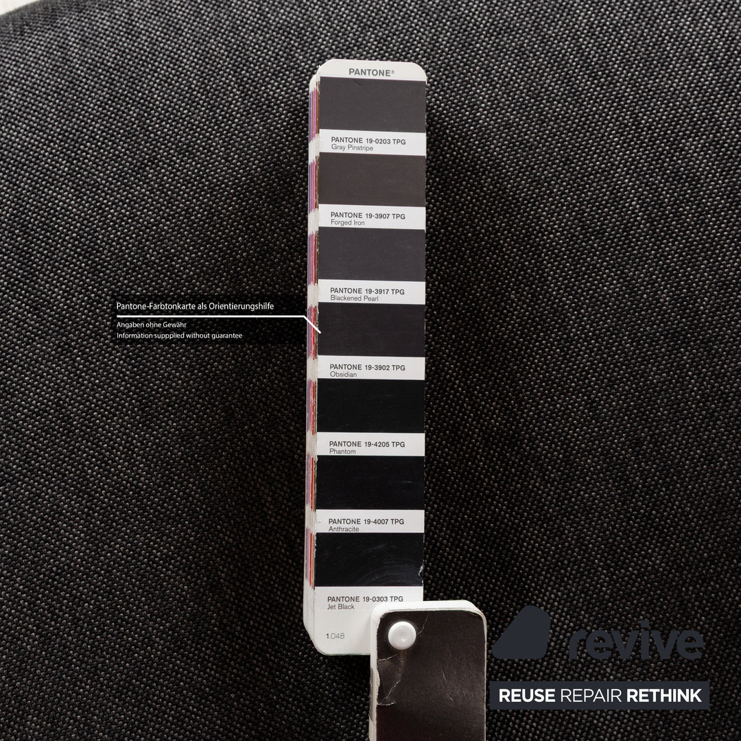 Cassina Wink Stoff Sessel Grau Rot manuelle Funktion