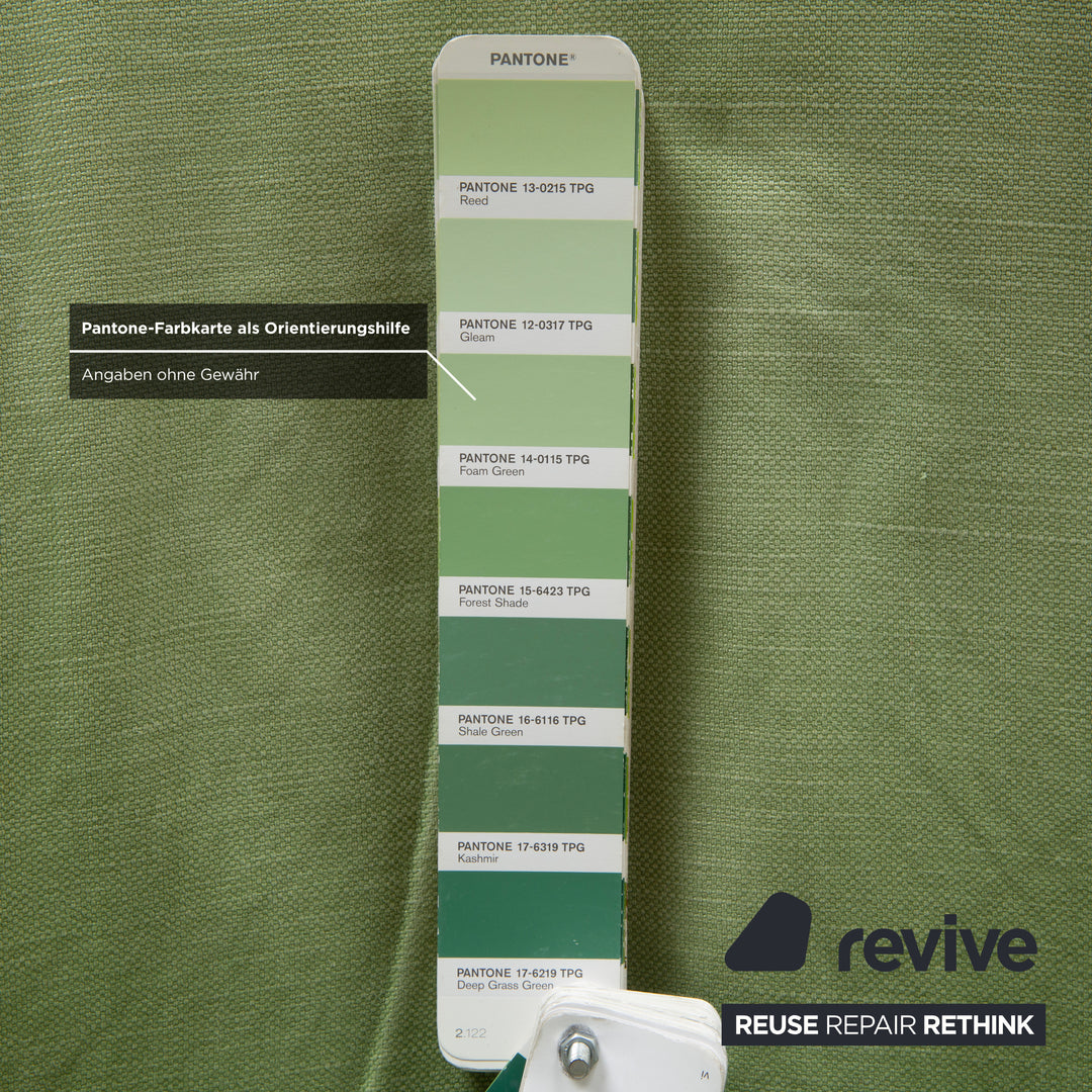 Cassina Wink Stoff Sessel Grün manuelle Funktion