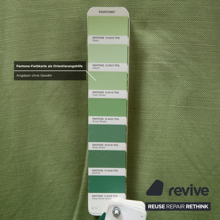 Cassina Wink Stoff Sessel Grün manuelle Funktion