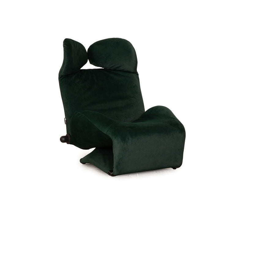 Cassina Wink Fabric Armchair Green New Cover Function