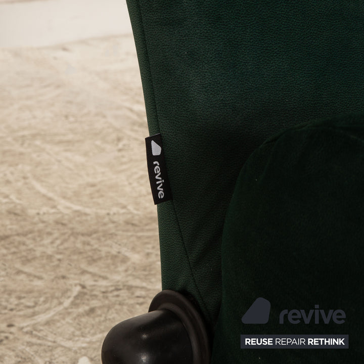 Cassina Wink fabric (ASTERA 324) armchair green reupholstery function
