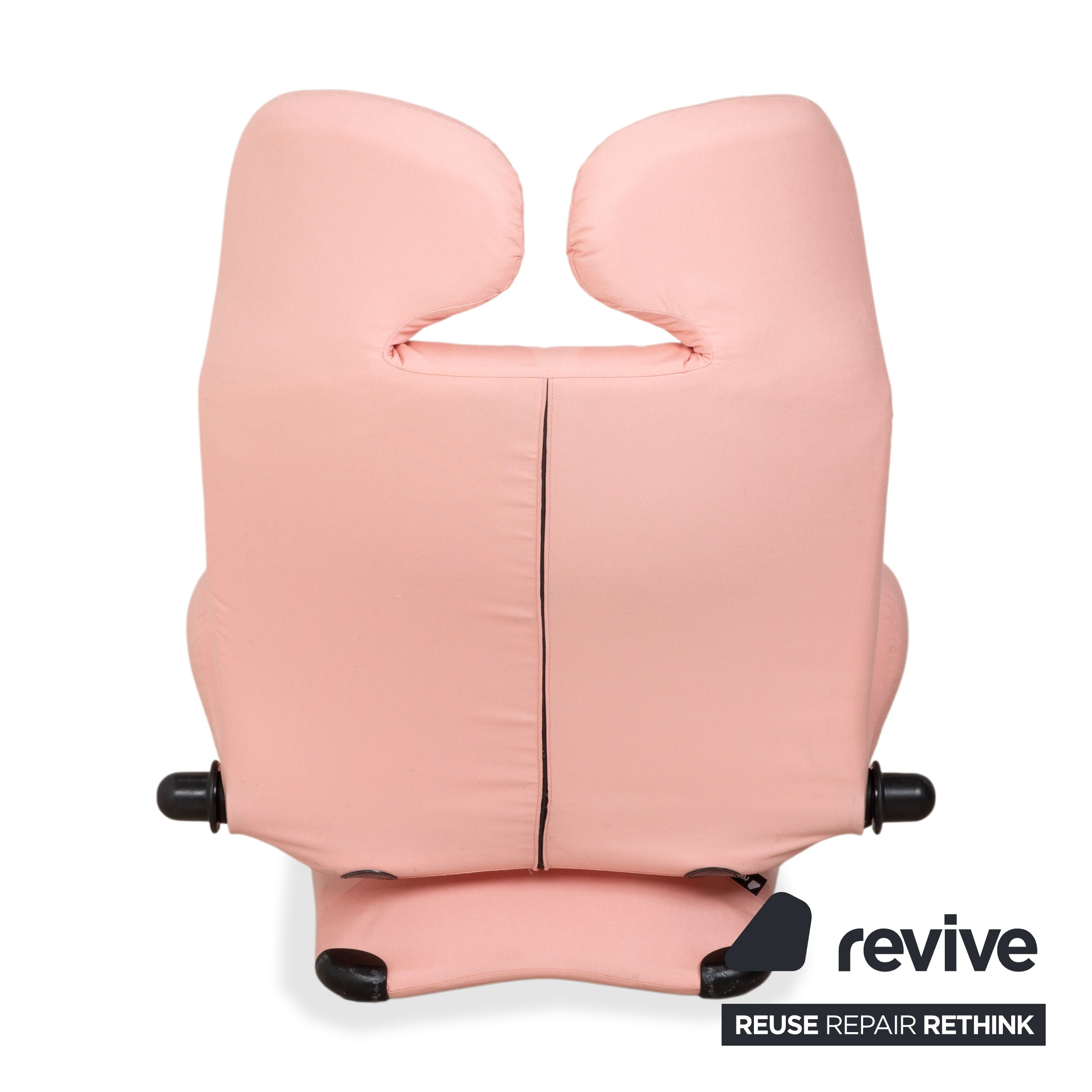 Cassina Wink Stoff Sessel Pink manuelle Funktion Neubezug