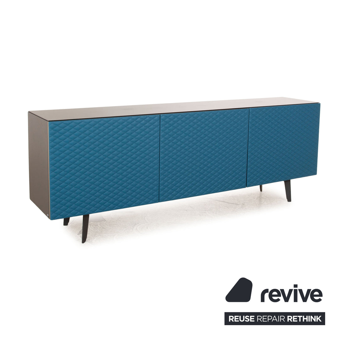 Cattelan Italia absolut wood sideboard blue