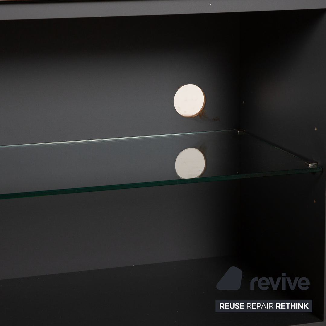 Cattelan Italia absolut wood sideboard blue