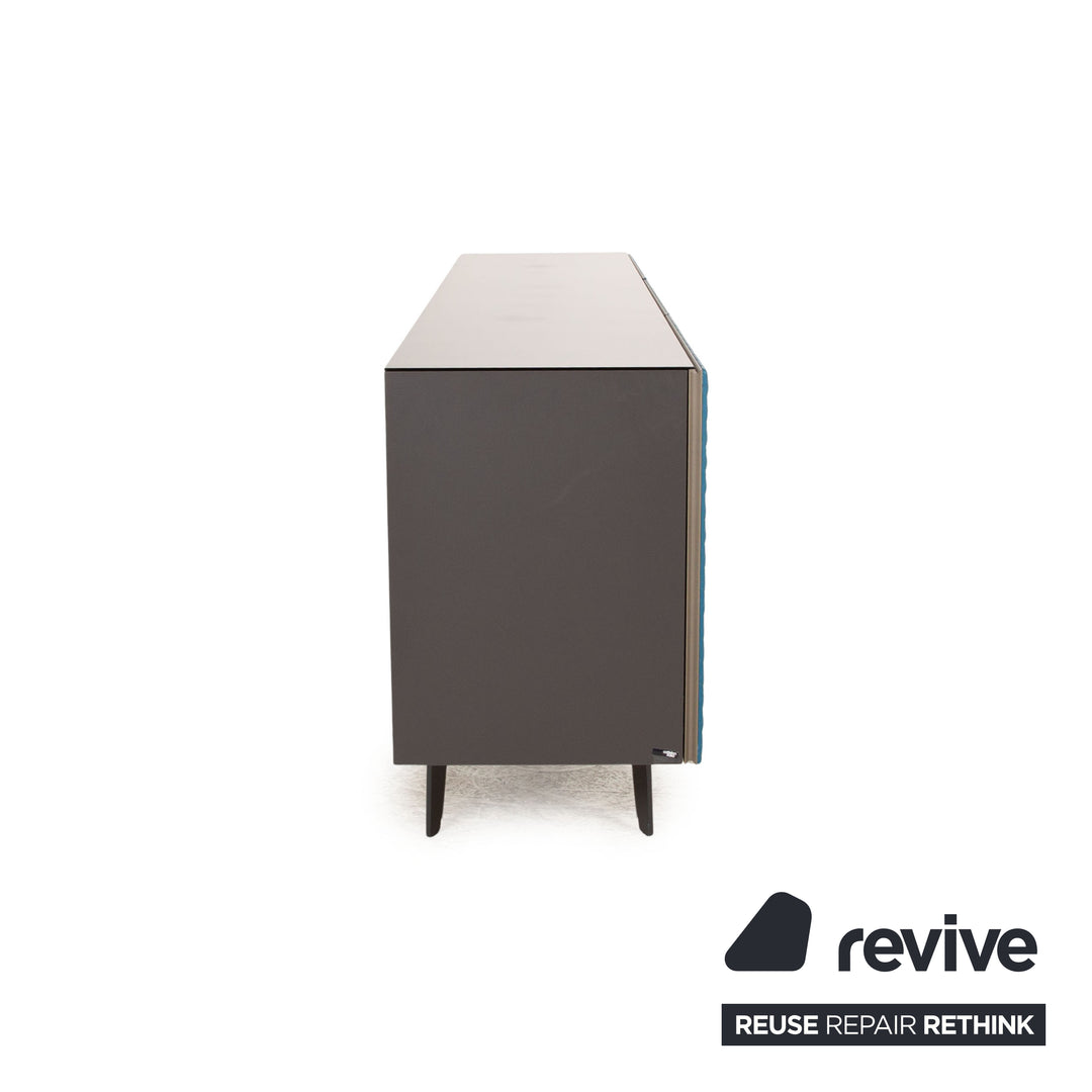 Cattelan Italia absolut wood sideboard blue