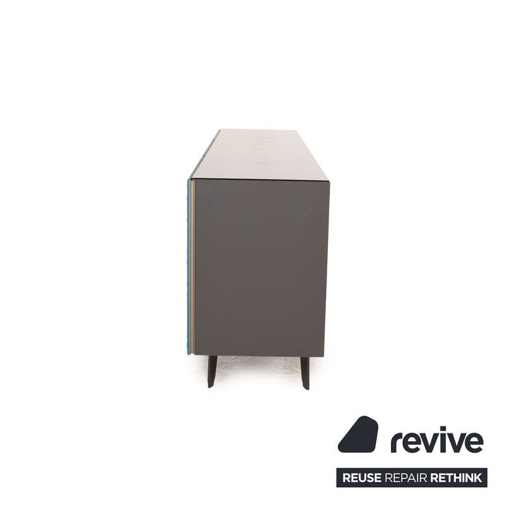 Cattelan Italia absolut wood sideboard blue