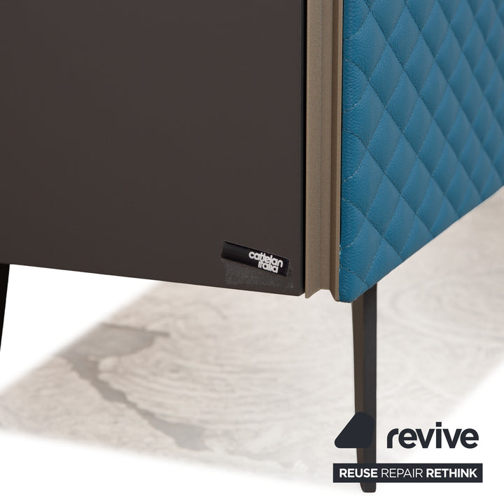 Cattelan Italia absolut wood sideboard blue