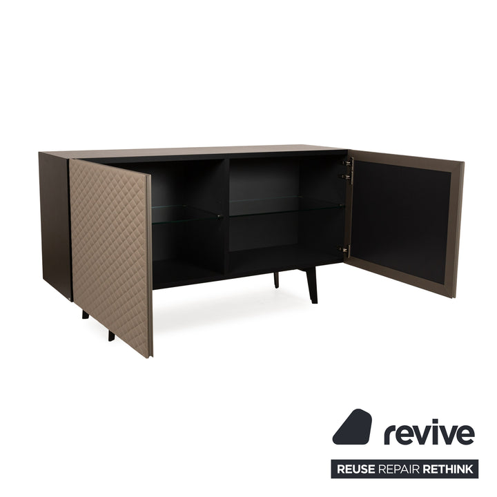 Cattelan Italia absolut Holz Sideboard  Schwarz Braun