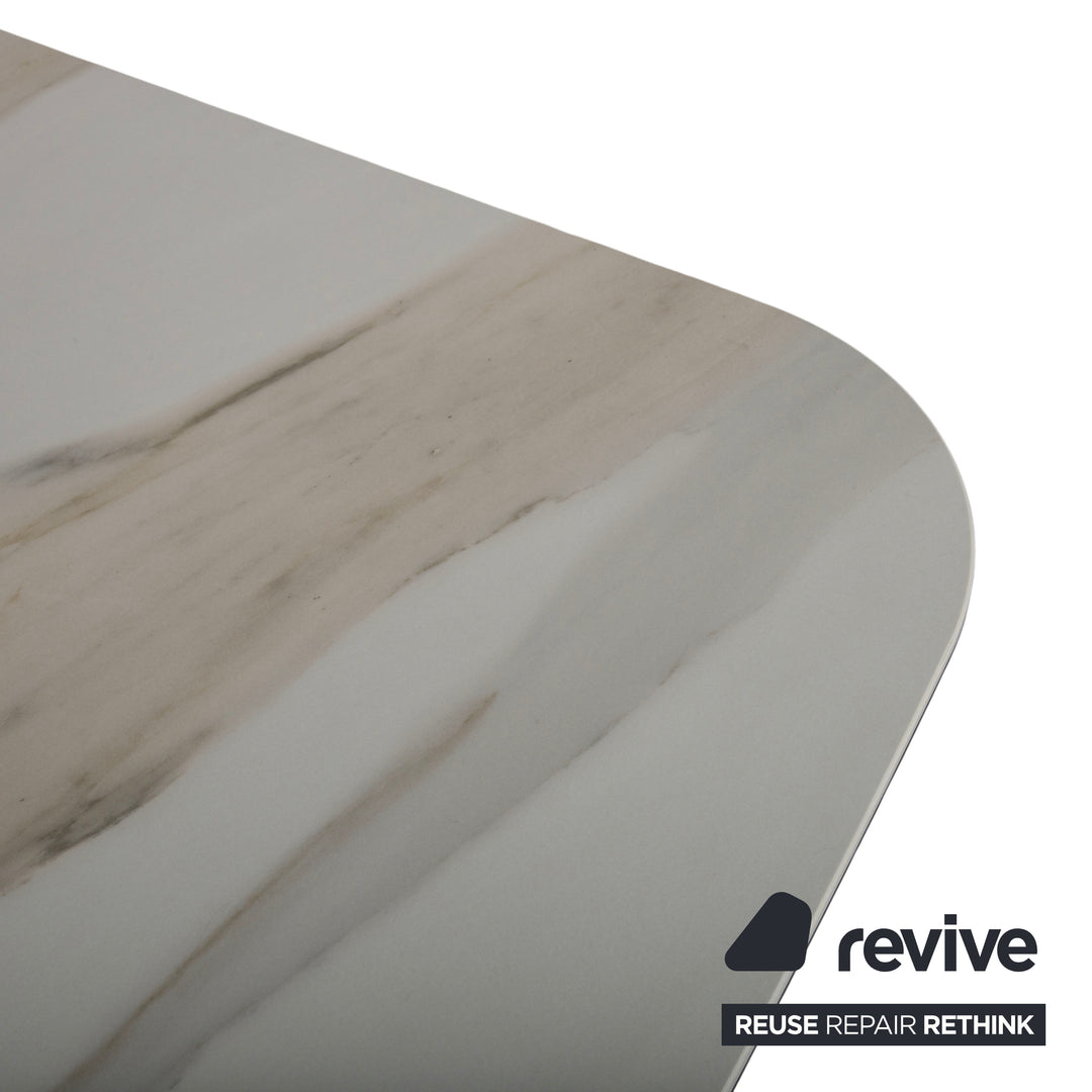 Cattelan Italia Gordon Keramik Stein Marmor Esstisch Creme Esszimmer