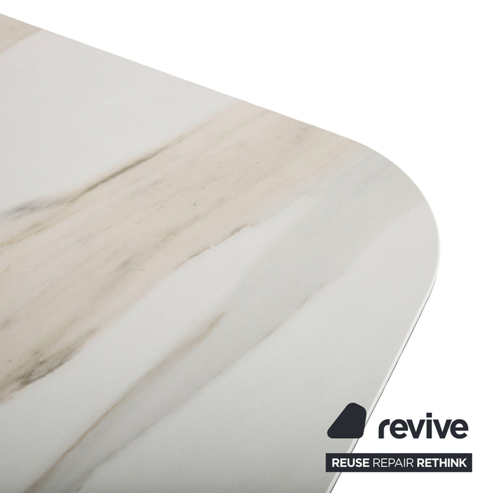 Cattelan Italia Gordon Keramik Stein Marmor Esstisch Creme Esszimmer