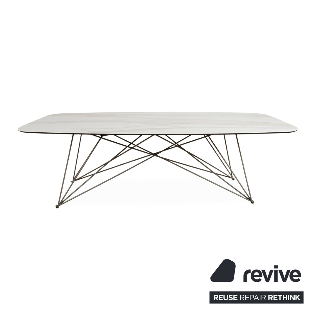 Cattelan Italia Gordon Keramik Stein Marmor Esstisch Creme Esszimmer