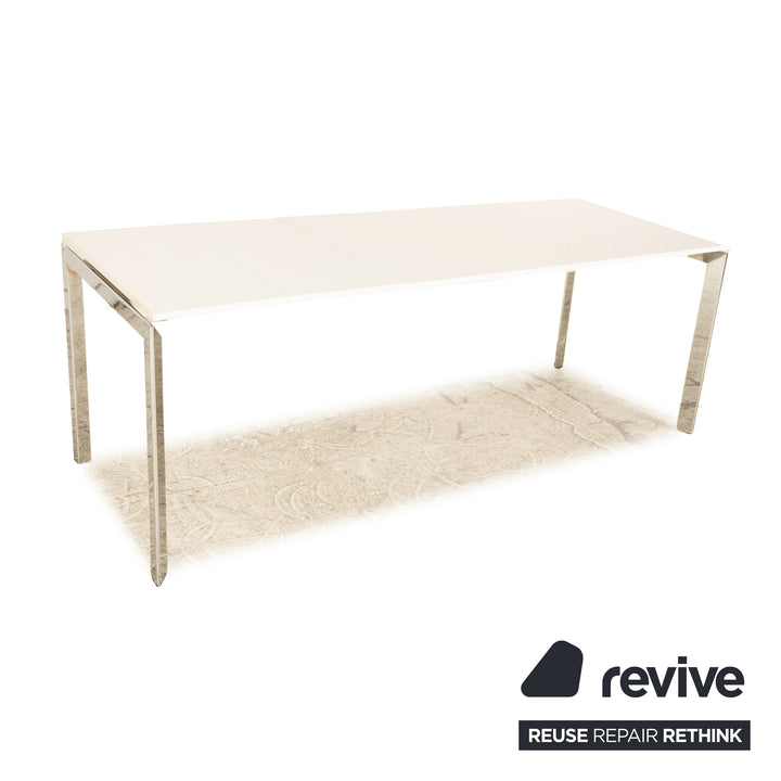 Cattelan Italia wooden dining table white extendable 140/175/210 x 77 x 80