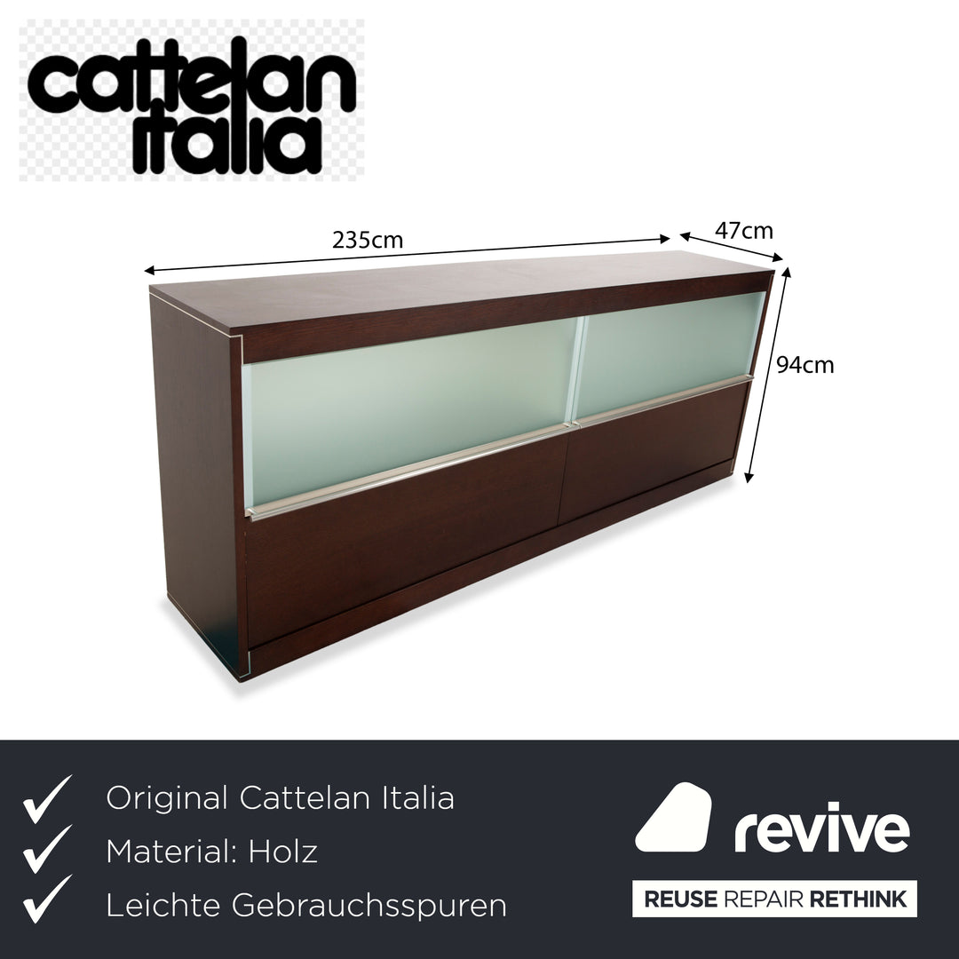 Cattelan Italia Holz Sideboard Braun