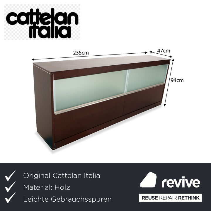 Cattelan Italia Wooden Sideboard Brown