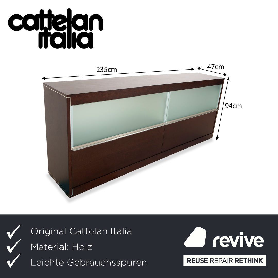 Cattelan Italia Holz Sideboard Braun