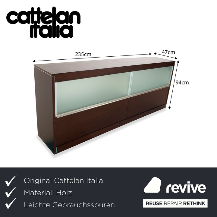 Cattelan Italia Holz Sideboard Braun