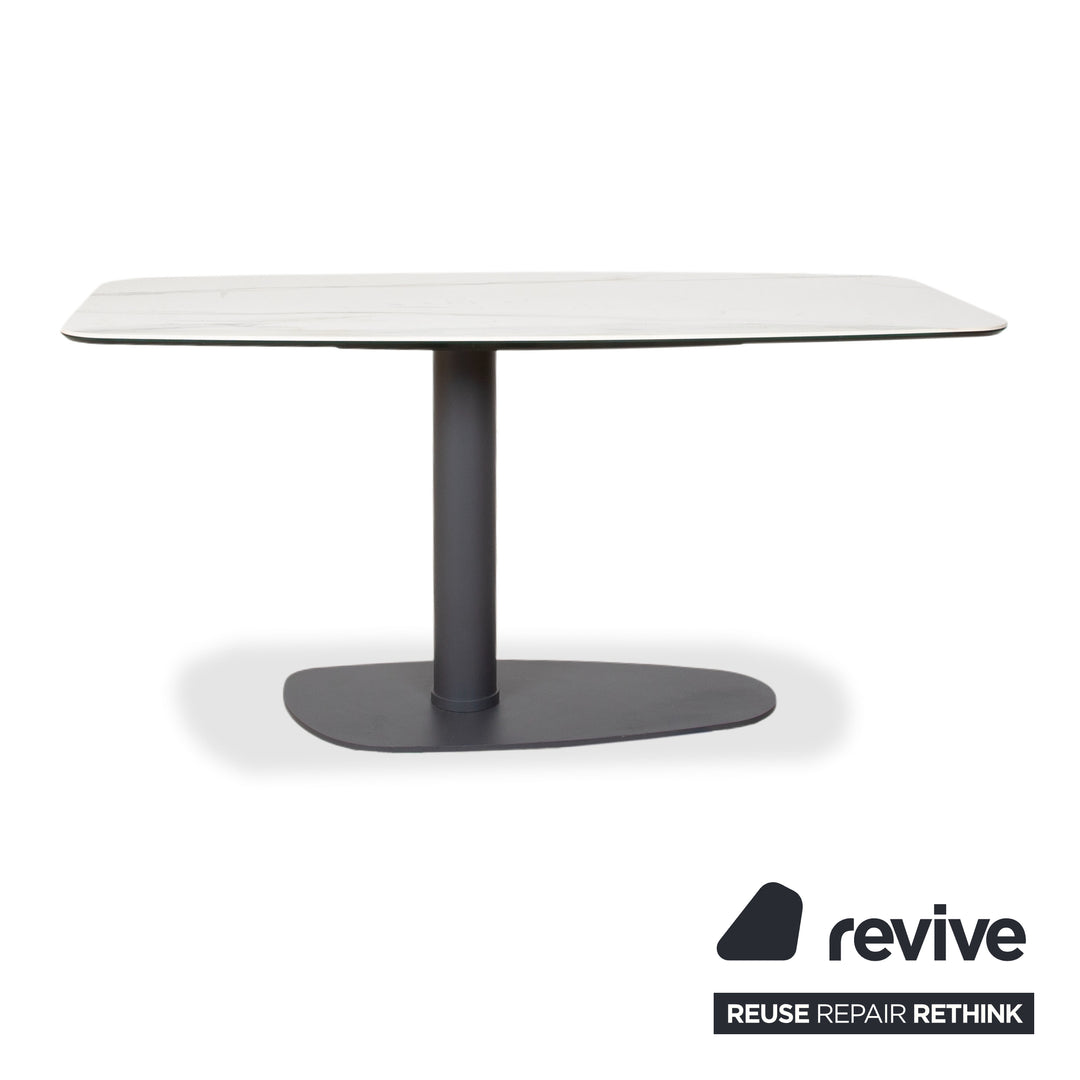 Cattelan Italia Ipanema Keramik Esstisch Creme Wohnzimmer 158 x 78 cm