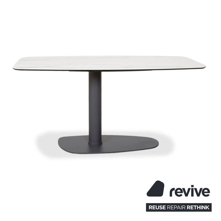 Cattelan Italia Ipanema Keramik Esstisch Creme Wohnzimmer 158 x 78 cm