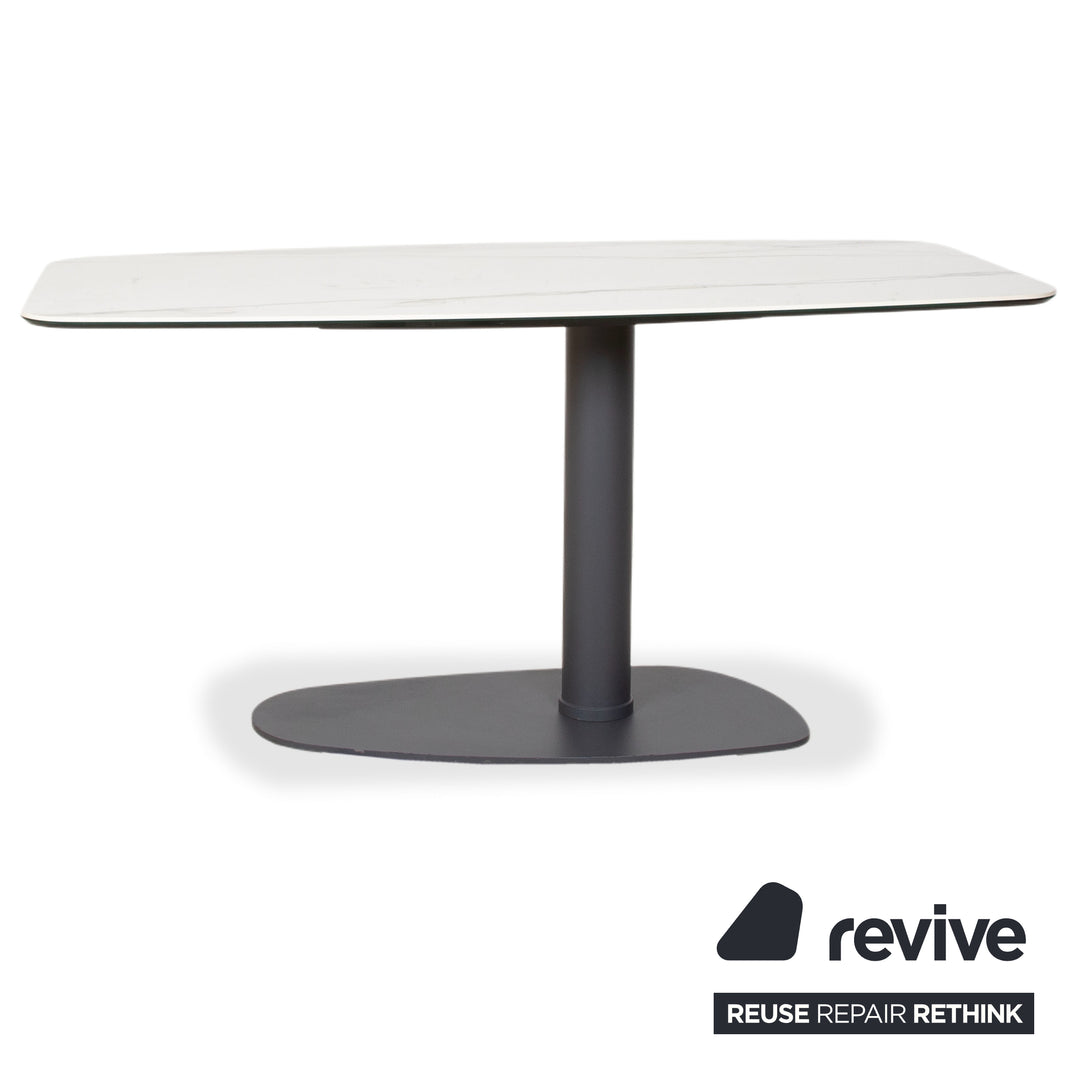 Cattelan Italia Ipanema Keramik Esstisch Creme Wohnzimmer 158 x 78 cm