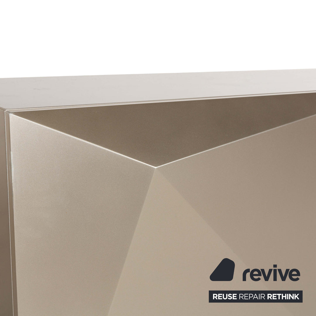 Cattelan Italia Kayak Holz Sideboard Silber 220 x 50 cm