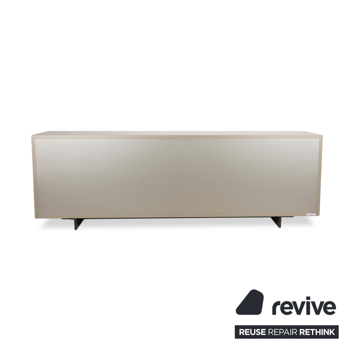 Cattelan Italia Kayak Holz Sideboard Silber 220 x 50 cm