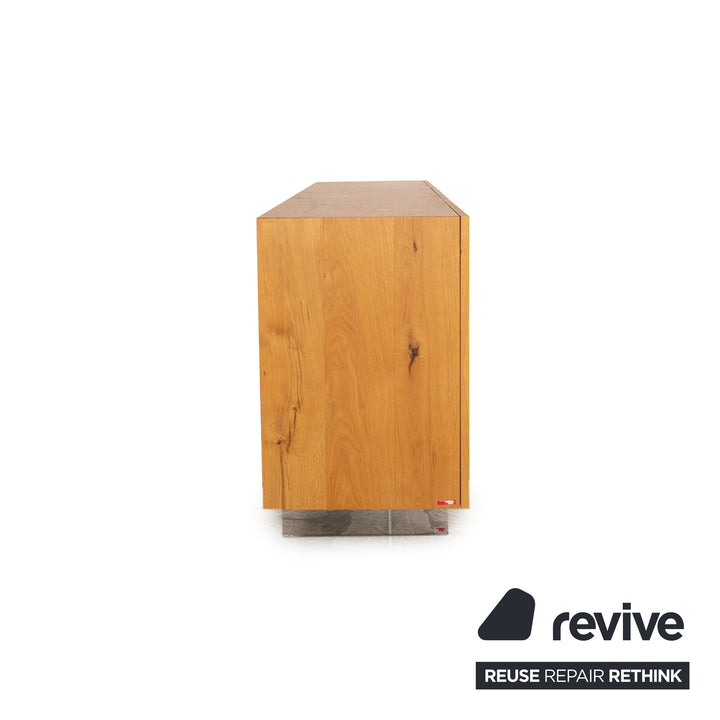 Cattelan Italia Nebraska Wooden Sideboard Brown Oak