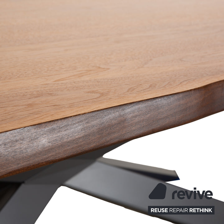 Cattelan Italia Spyder wooden dining table, brown anthracite, 300 x 120 cm
