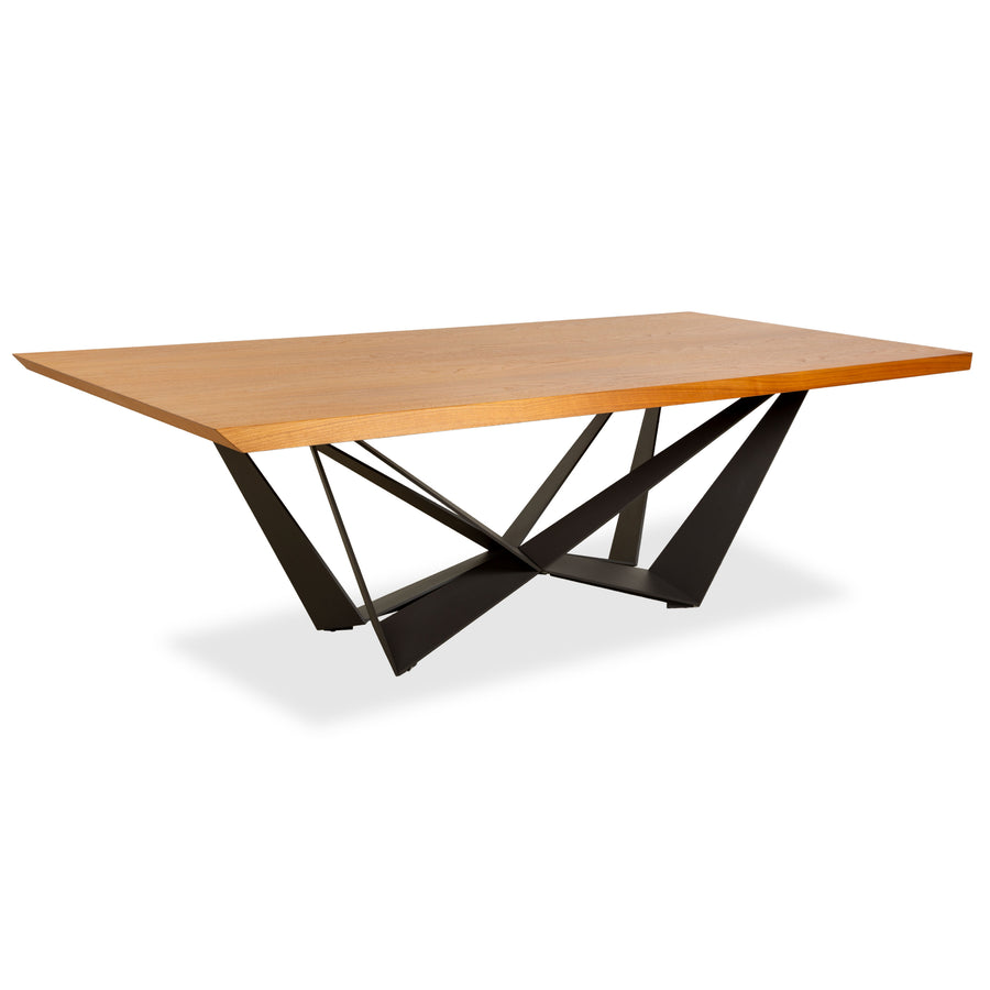 Cattelan Italia Spyder Holz Esstisch Braun Schwarz 240 x 120 x 76 cm