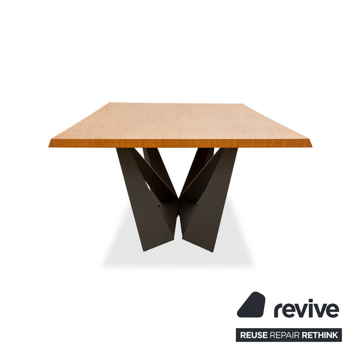 Cattelan Italia Spyder Holz Esstisch Braun Schwarz 240 x 120 x 76 cm