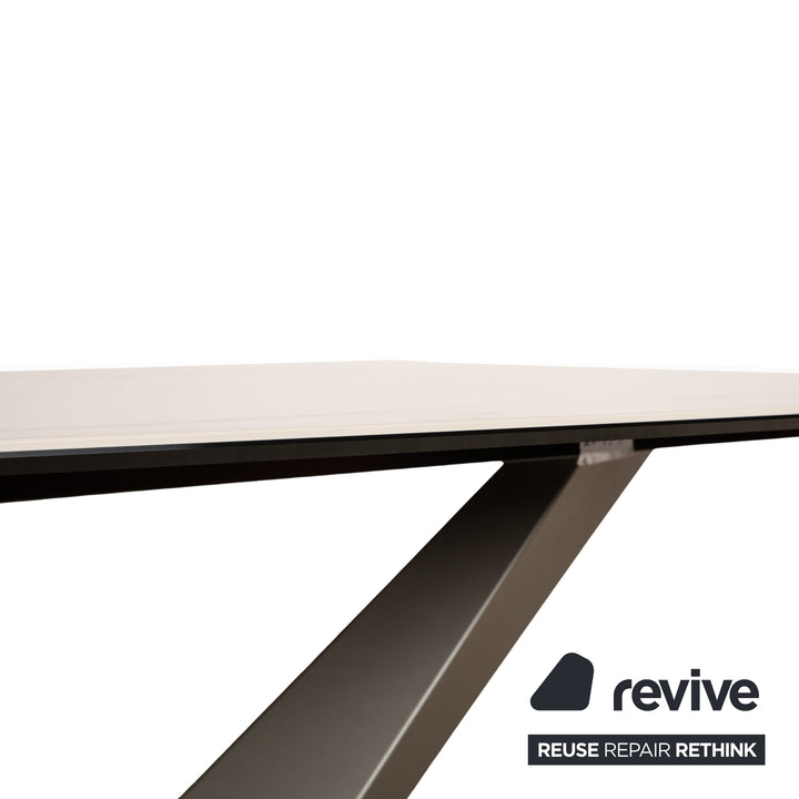 Cattelan Italia Stratos Stone Dining Table White Ceramic 238 x 118 x 75 cm