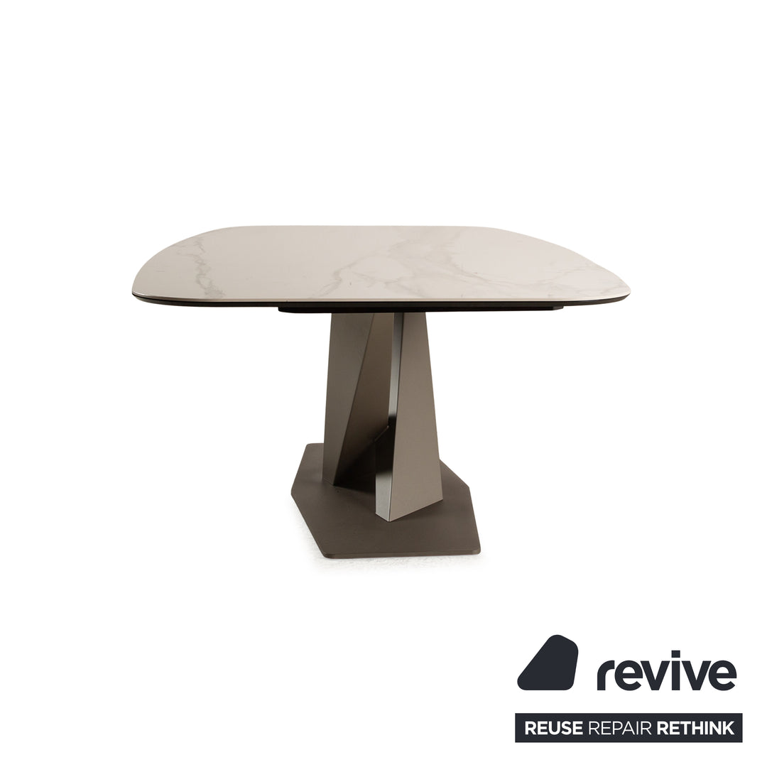 Cattelan Italia Stratos Stone Dining Table White Ceramic 238 x 118 x 75 cm