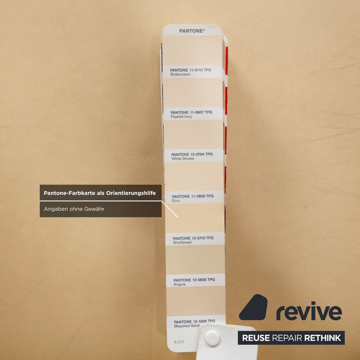 Chesterfield Centurion Leder Sessel Creme Vintage